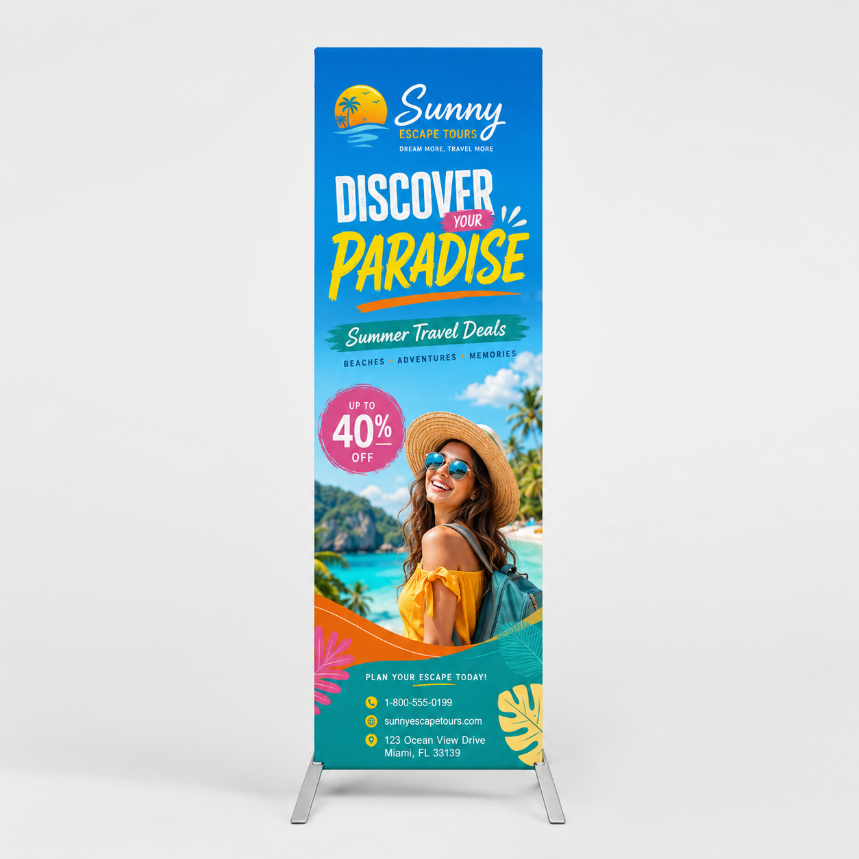 Economy EZ Extend Fabric Display Stand |