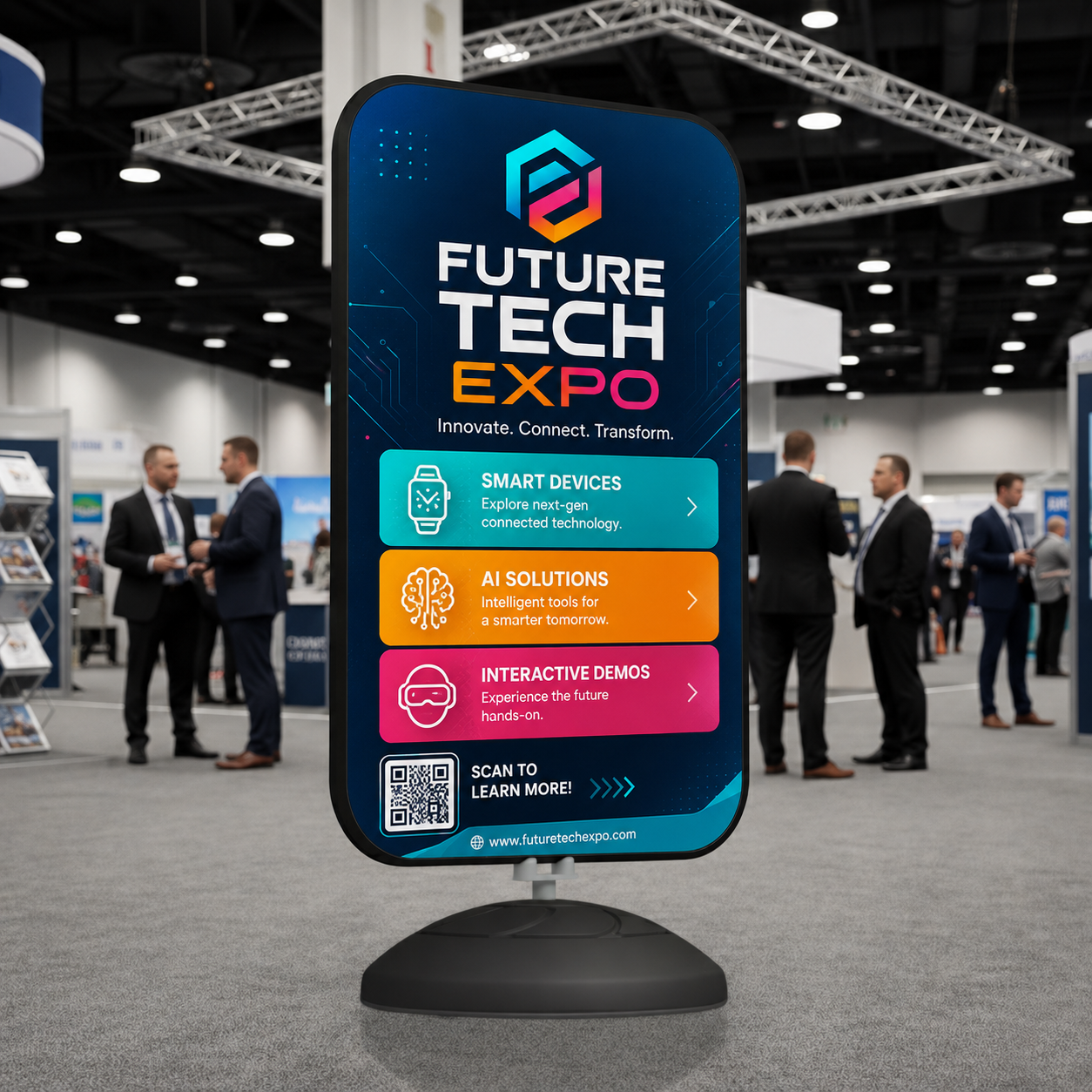 Water Base Sidewalk Signs | Heavy Duty Outdoor Water-Filled Advertising Display