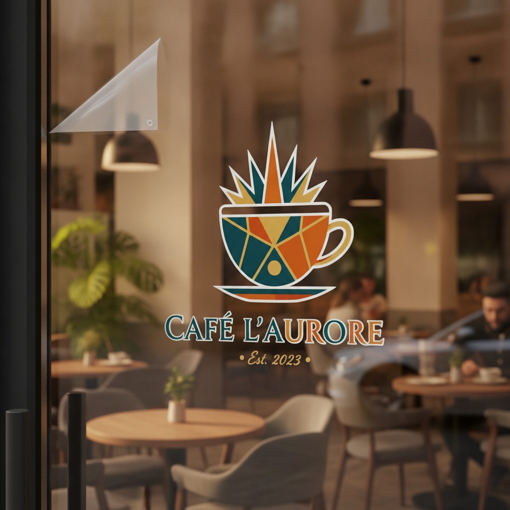 Die-Cut Opaque Window Decals | Custom Shape Opaque Vinyl Window