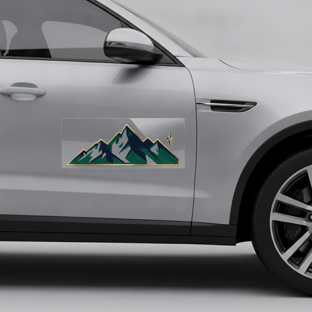 Die-Cut Car Decals / Stickers (Clear)