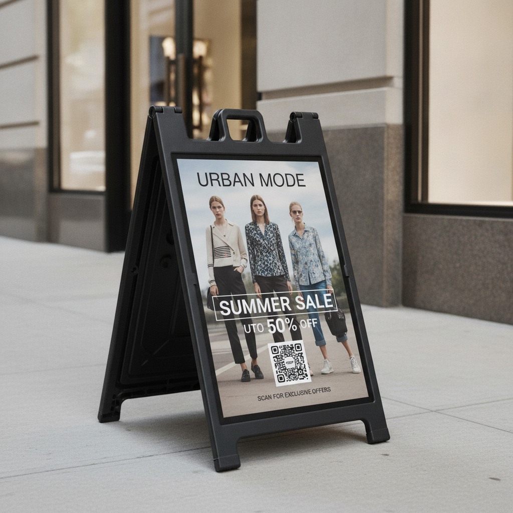 Sandwich Board – Deluxe Black |