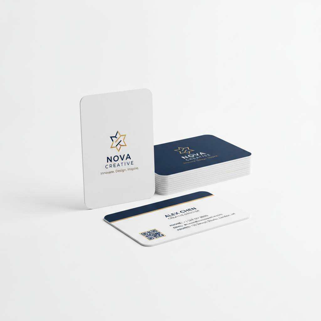 Rounded Corner Business Cards